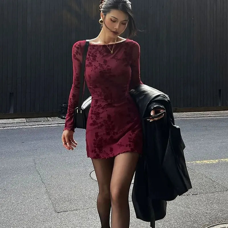 Wine Dress