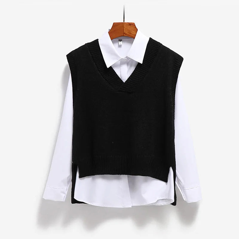 Knitted Sweater Vest