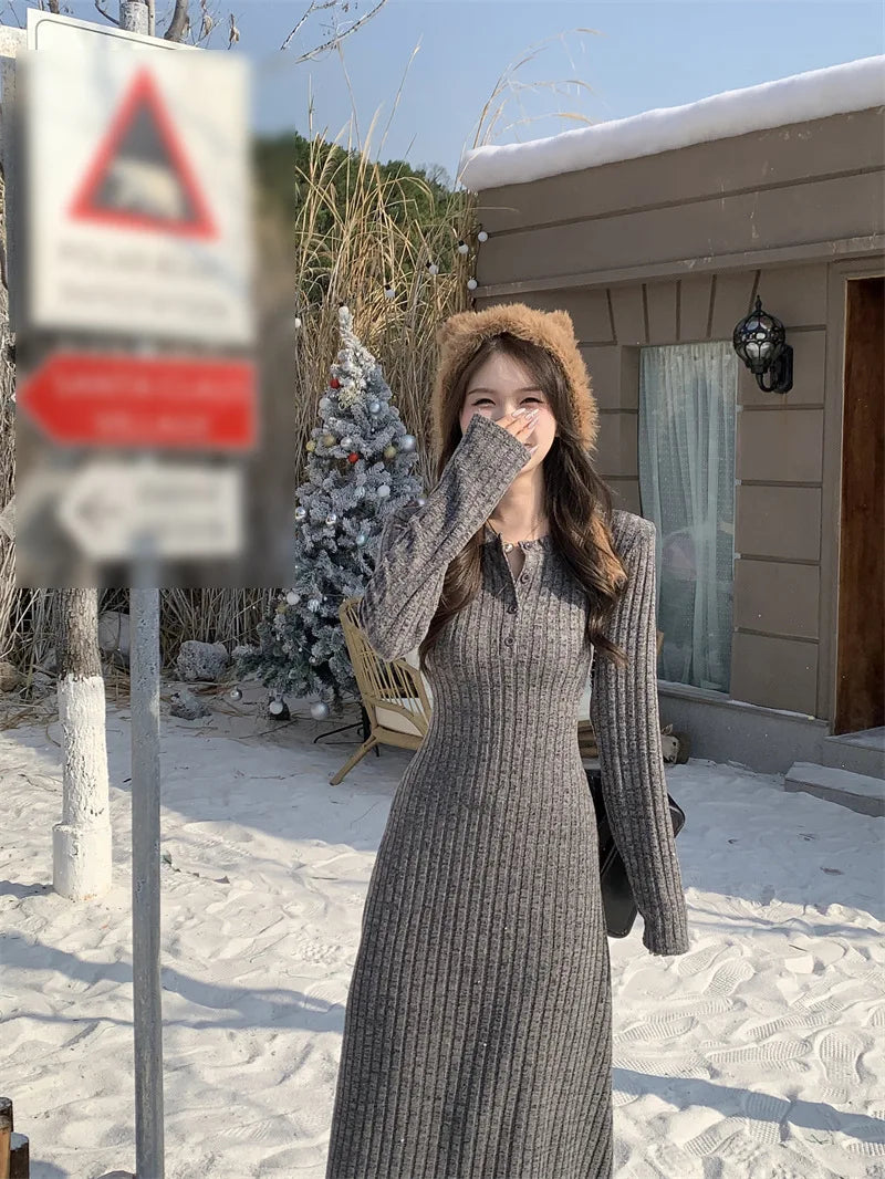 Knitted Vintage Dress