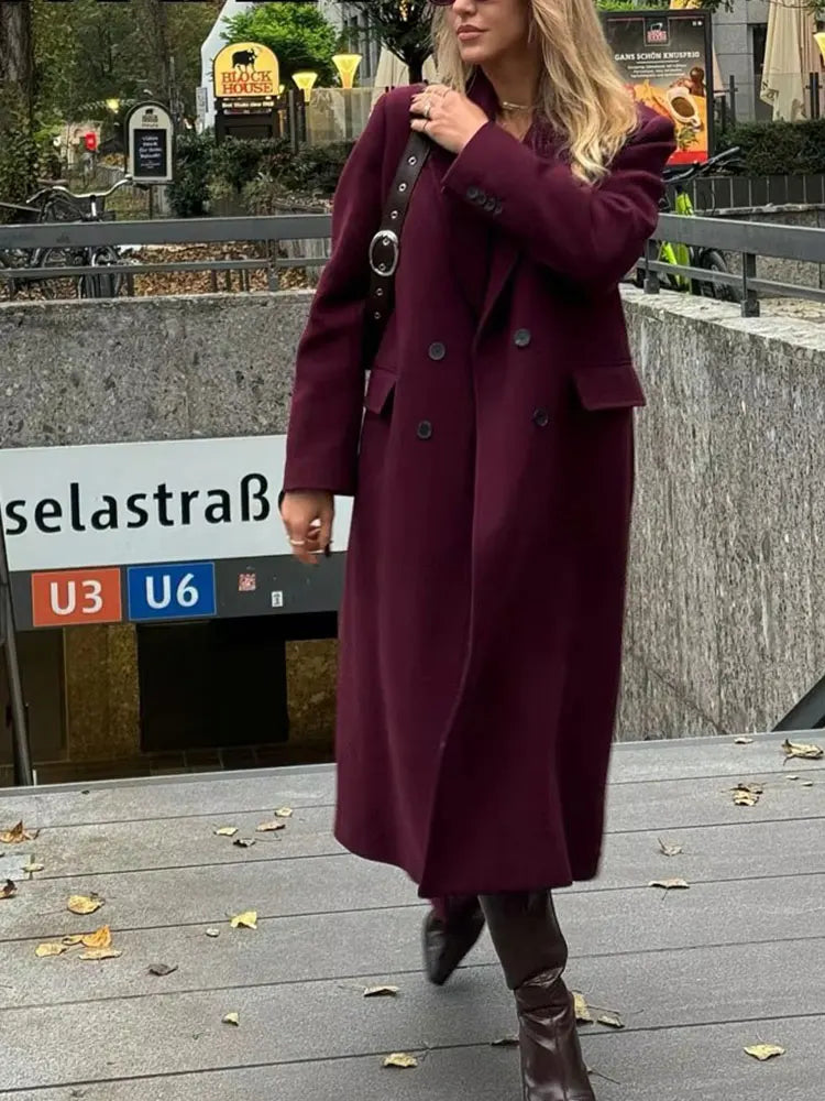 Burgundy Coat