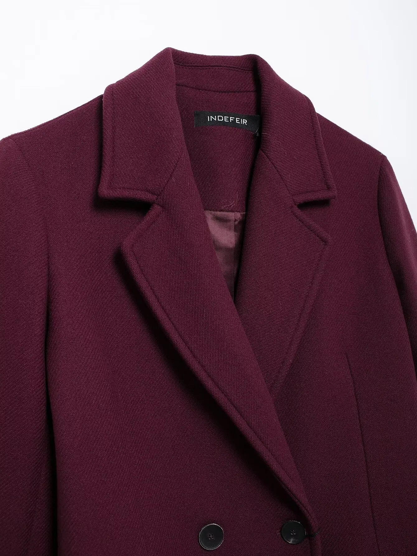 Burgundy Coat